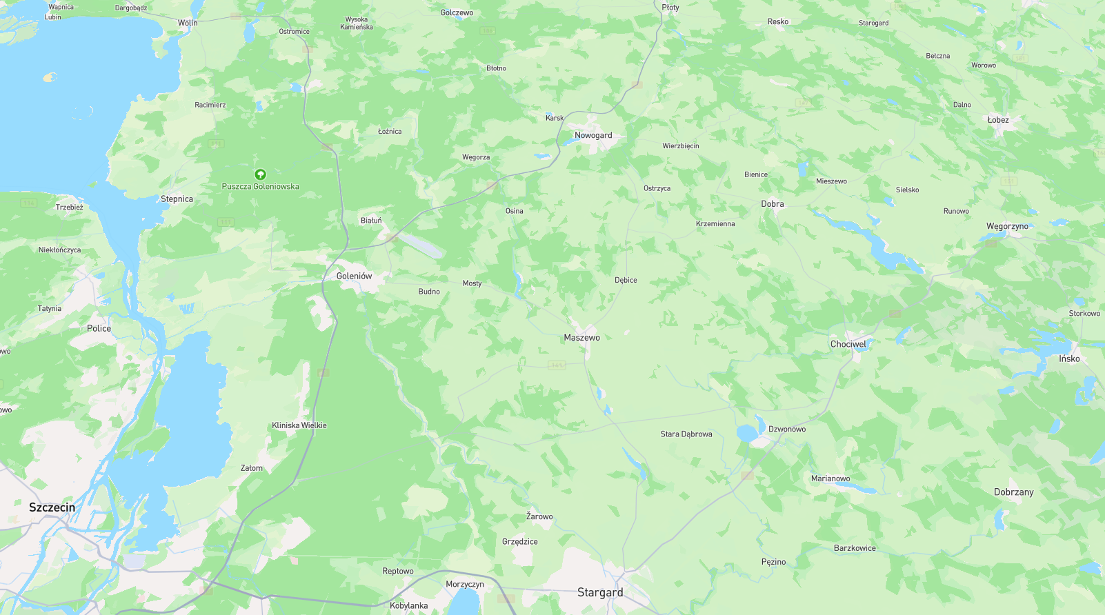 Mapa duża Osiedle Bajkowe